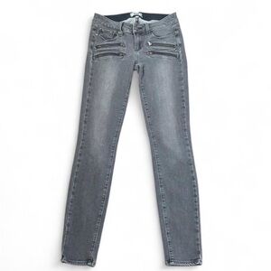 PAIGE Women's Charcoal Skinny Jeans